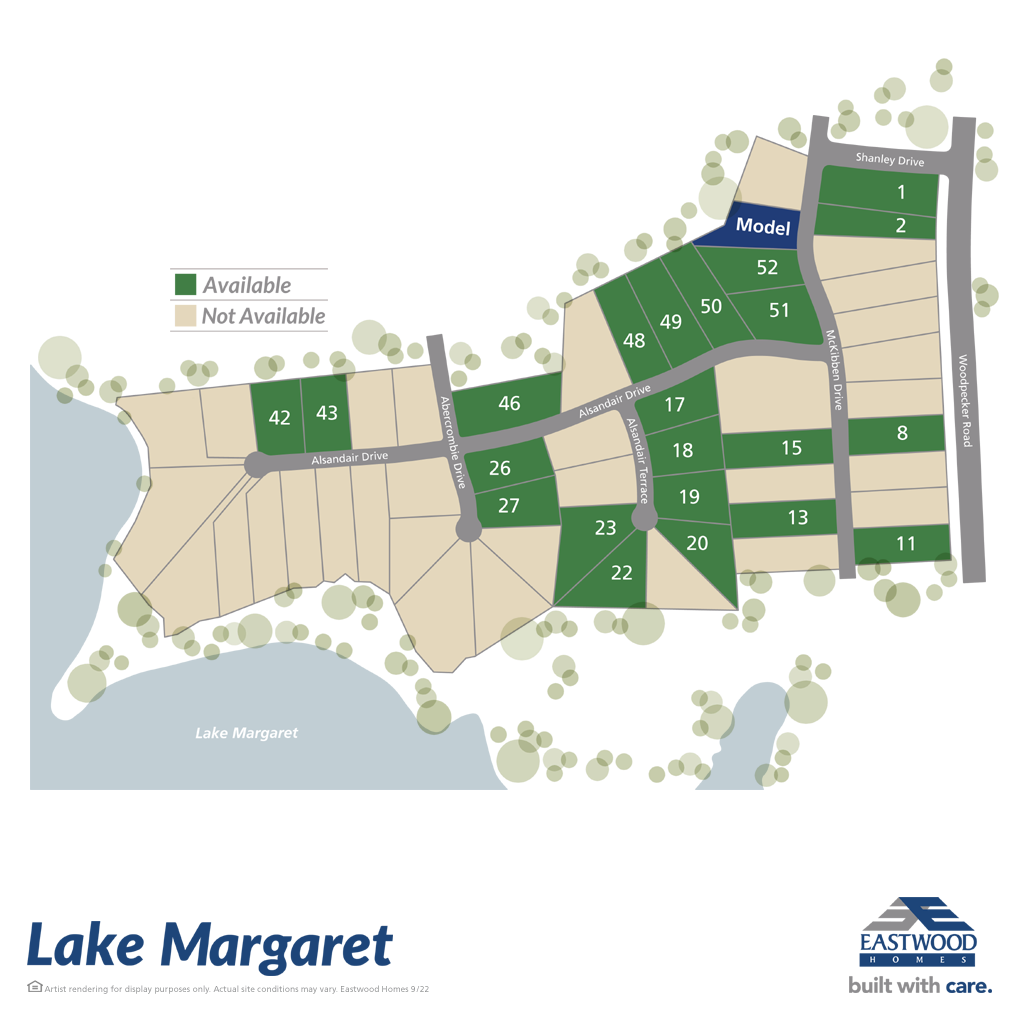 Lake Margaret at The Highlands Chesterfield, VA Homes For Sale